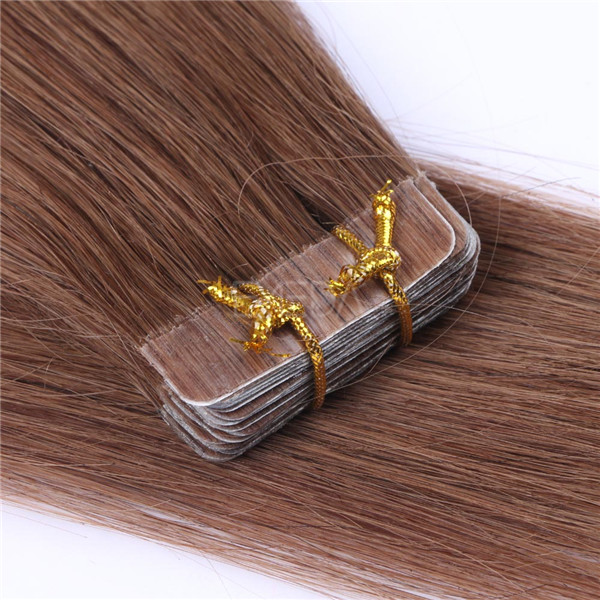 Tape in hair extensions in short hair cheap and great hair human hair YL261